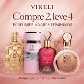 Compre 2 Leve 4 Perfumes Árabes femininos 100 ml - Yara, Royal Amber, Sabah Al Ward, Fakahr